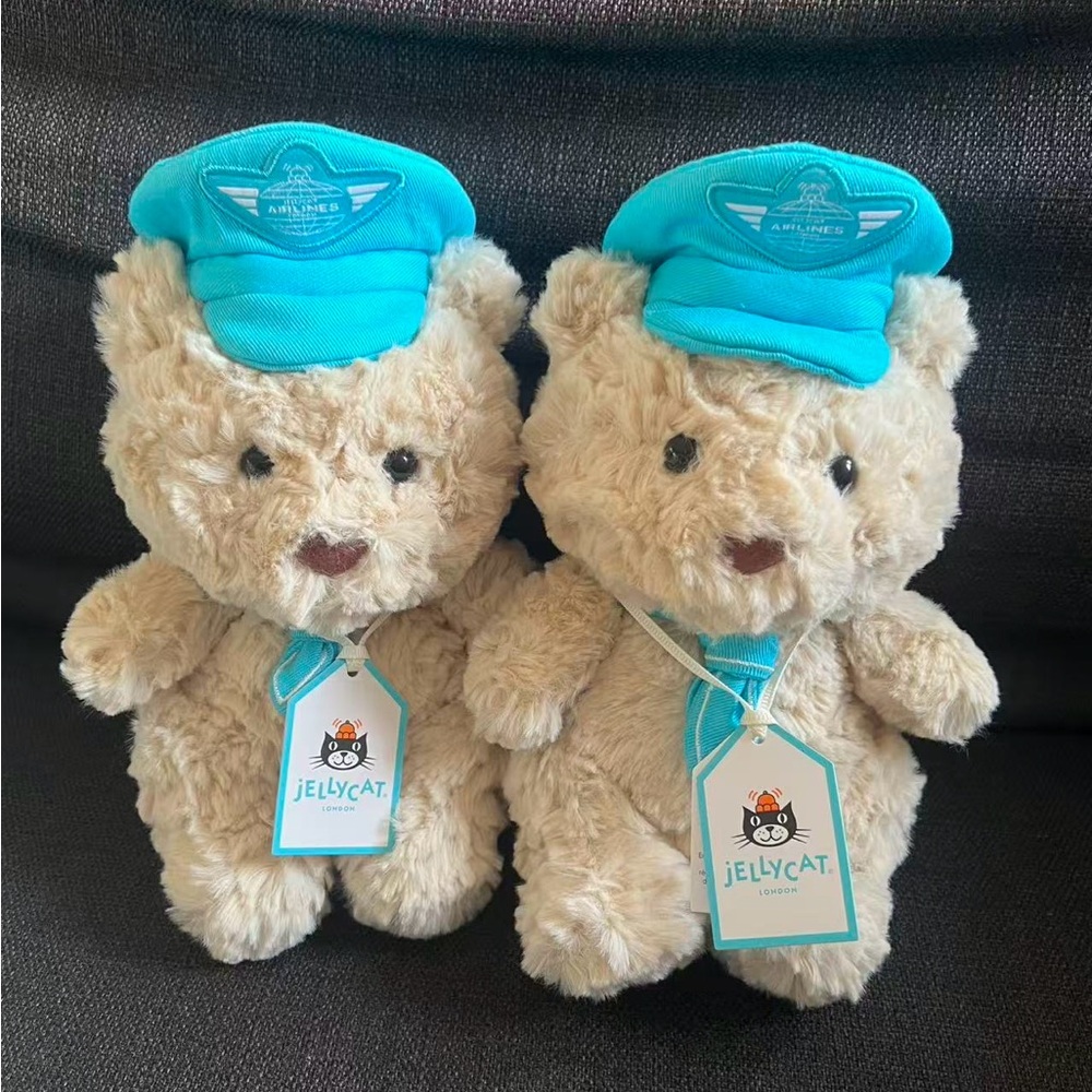 Jellycat Harrod Exclusive Baby Bear Pilot